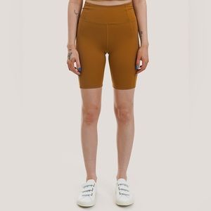 Girlfriend Collective “Saddle” Pocket Bike Shorts